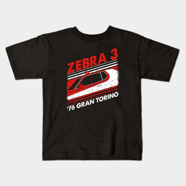 Zebra 3 Kids T-Shirt by dustbrain